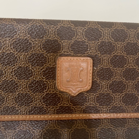 CELINE VINTAGE BIFOLD MACADAM WALLET - Picture 2 of 13